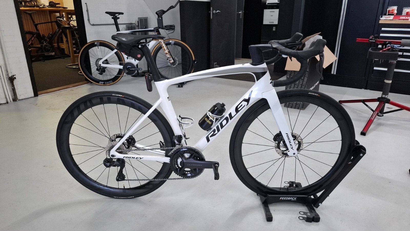 Ridley Noah Fast racefiets met DI2 ultegra met powermeter, 28 inch, Zo goed als nieuw, Meer dan 20 versnellingen, Schijfrem