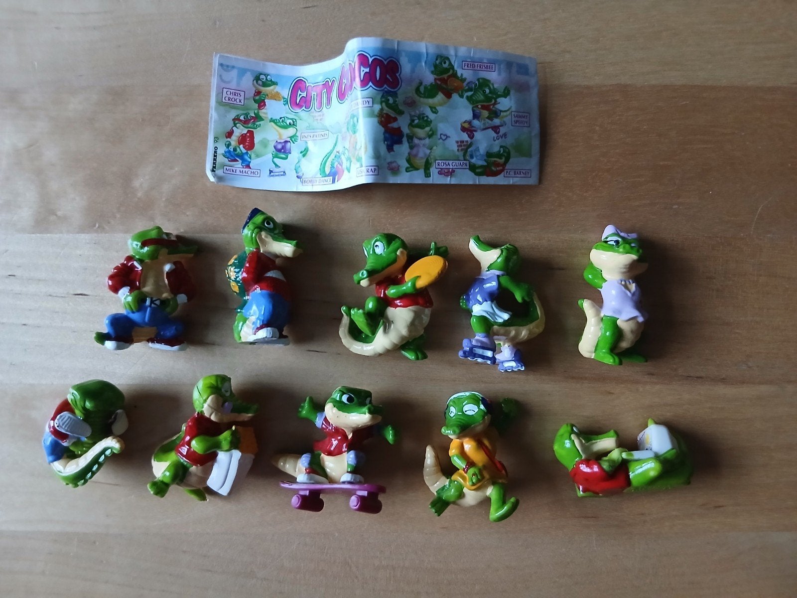 Kinder Surprise - City Crocos (Complete set), Ophalen of Verzenden, Zo goed als nieuw, Hardplasticfiguren