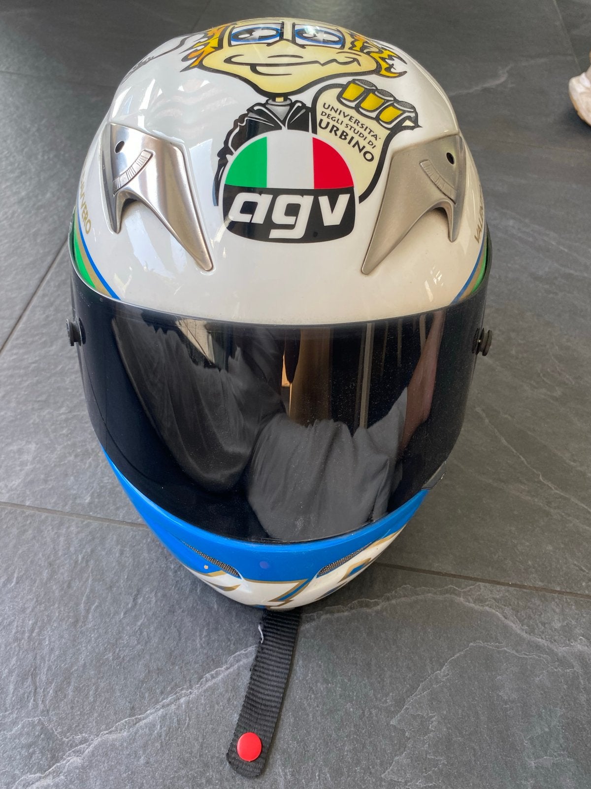 AGV Integraalhelm Valentino Rossi Replica Maat L, Motoren, Kleding | Motorhelmen, Ophalen of Verzenden, Dames, L, Tweedehands