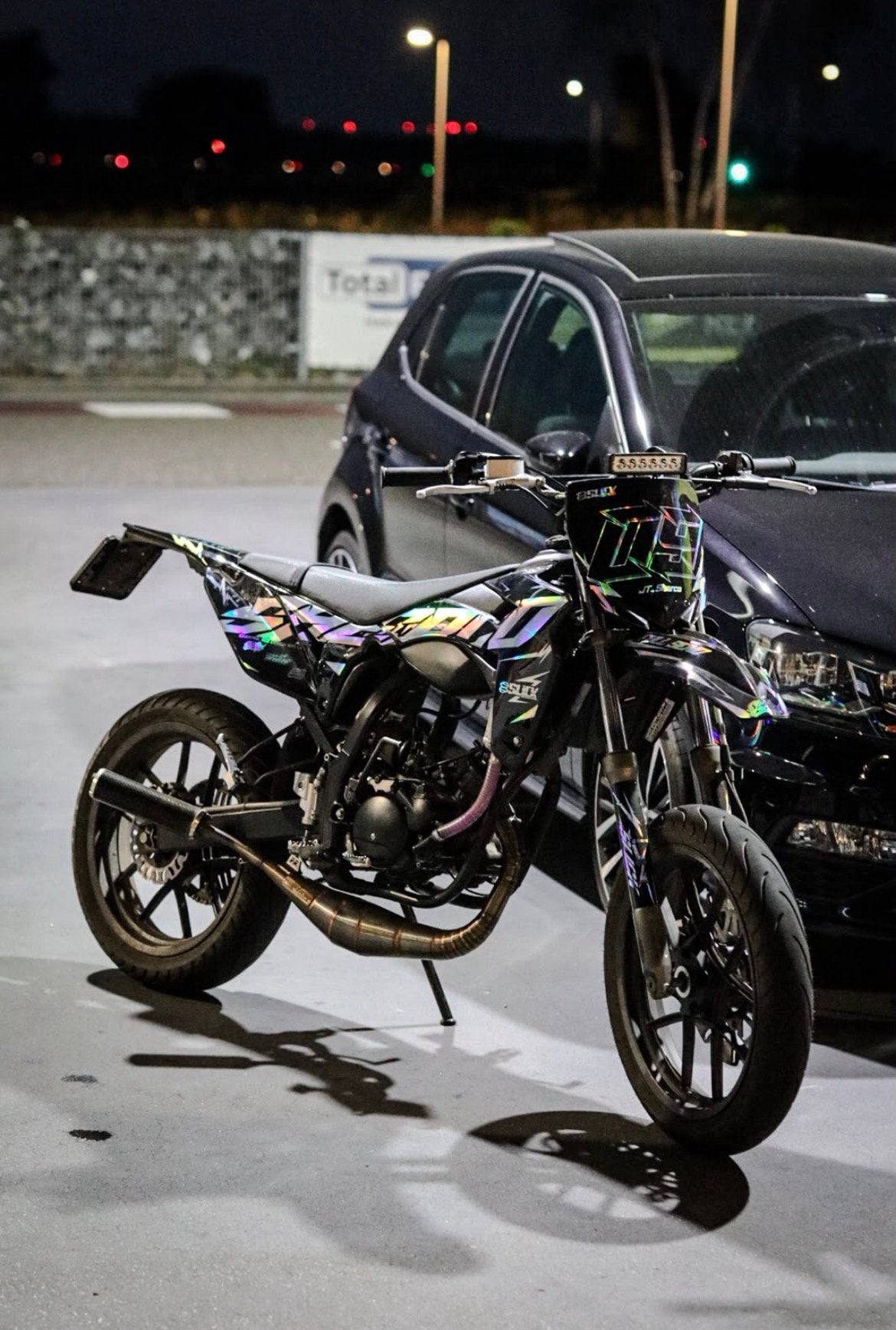 Sherco smr50 schakelbrommer, Fietsen en Brommers, Brommers | Crossbrommers, 6 versnellingen, Zo goed als nieuw, 50 cc, Ophalen