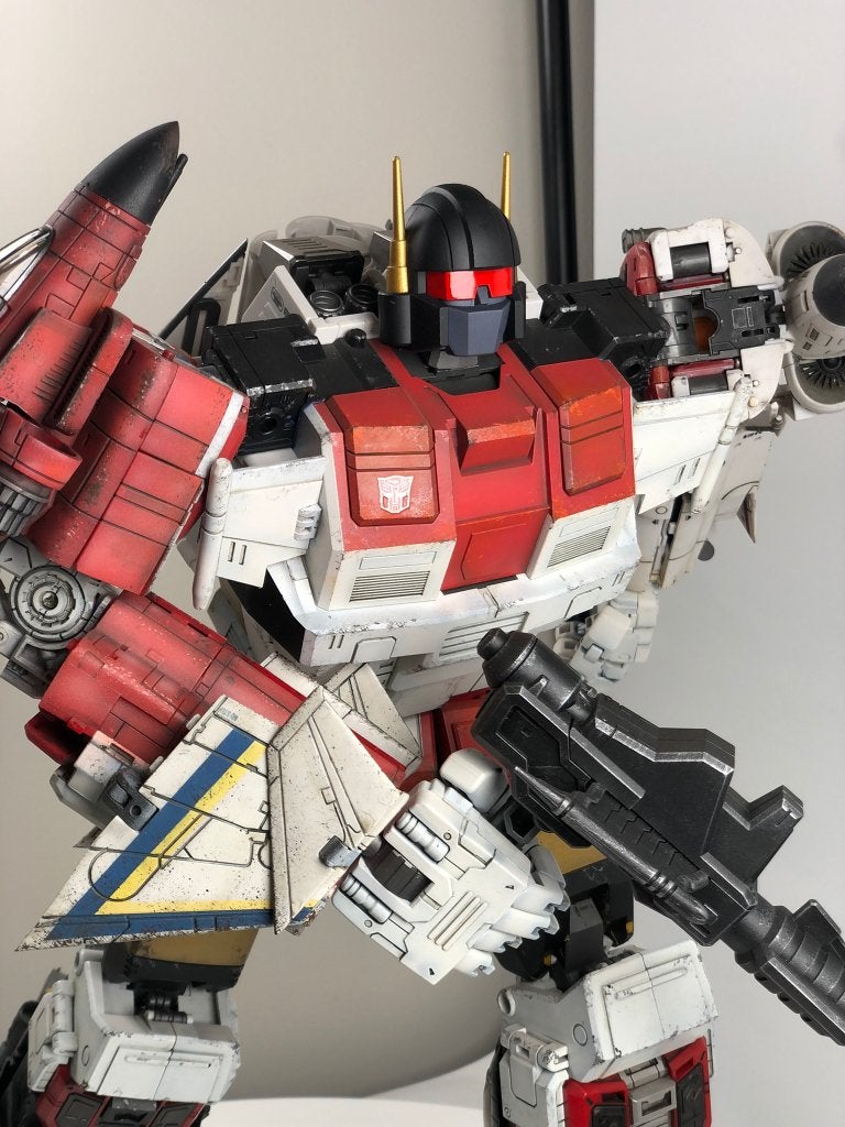 Zeta Superion custom airbrush, Verzamelen, G1, Ophalen of Verzenden, Gebruikt, Autobots