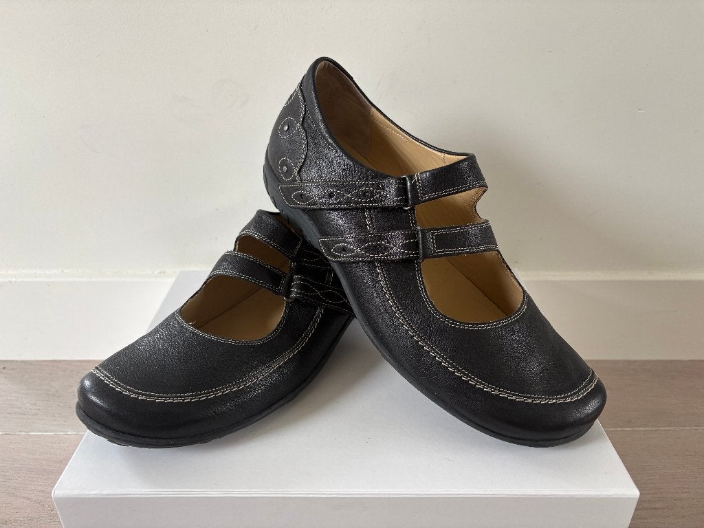 Schoenen Durea maat 6 (39 1/2) wijdte G  NIEUW!!, Schoenen met lage hakken, Verzenden, Zwart, Nieuw