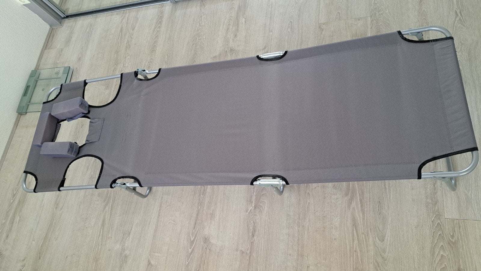 VidaXL Strech bed voor zonnehemel - Comfortabel en praktisch, Ophalen, Zonnebank enkelzijdig, Minder dan 10 lampen