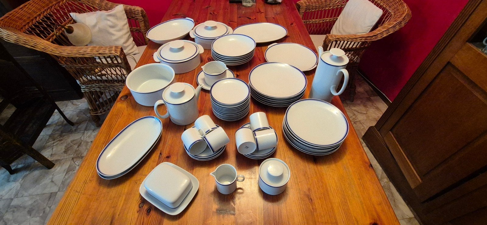 Prachtig vintage Thomas Rosenthal servies (57-delig), Ophalen