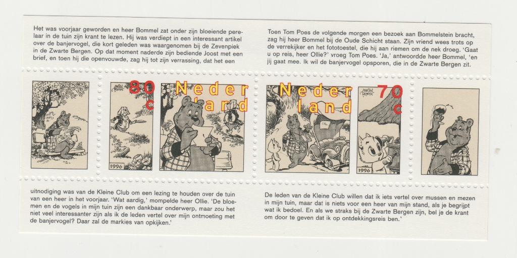 Blok Olivier B. Bommel, Postzegels en Munten, Ophalen of Verzenden, Postfris
