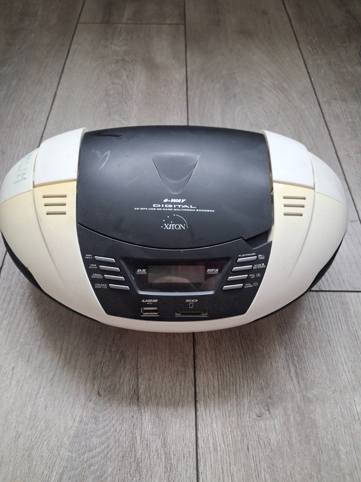 Xiron draagbare CD/MP3 boombox - werkt goed, Ophalen of Verzenden, Gebruikt, Overige merken, Draagbaar