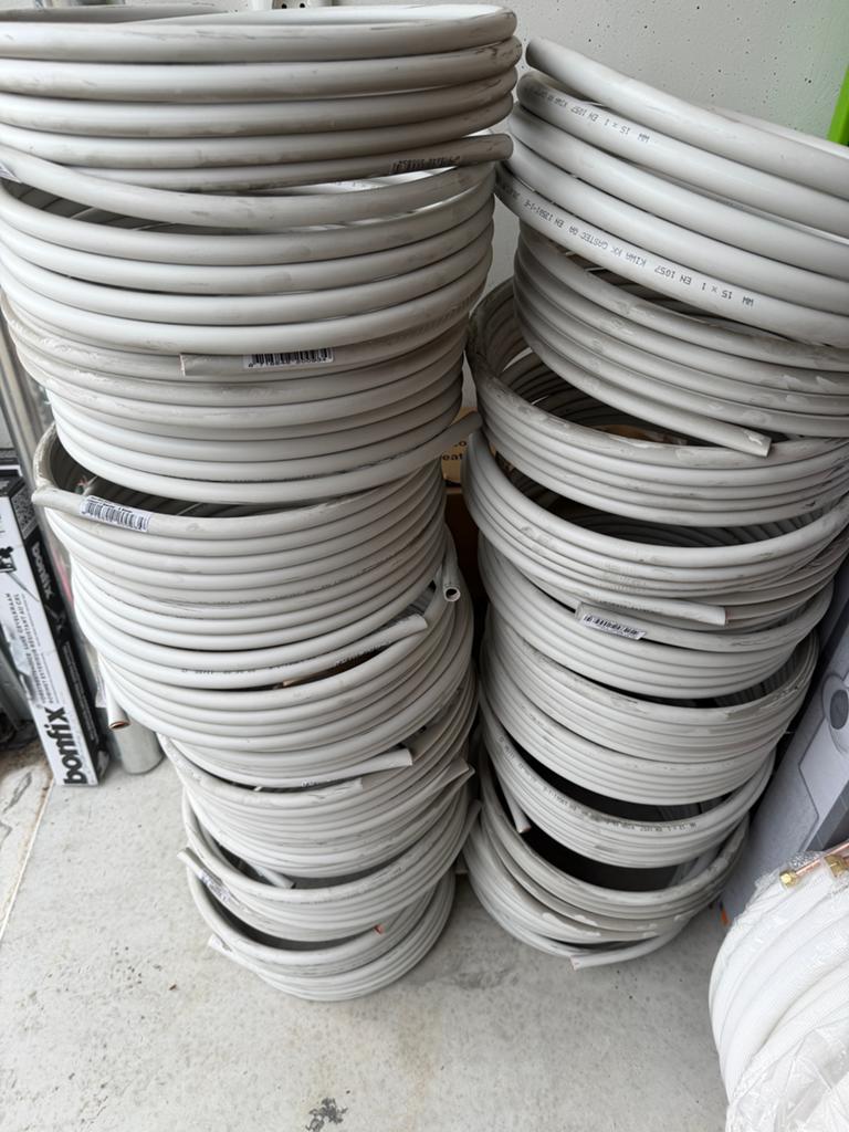 Wicu koper buis 12mm +/- 5 meter per stuk, Overige materialen, Gebruikt, Minder dan 20 mm, Rechte buis