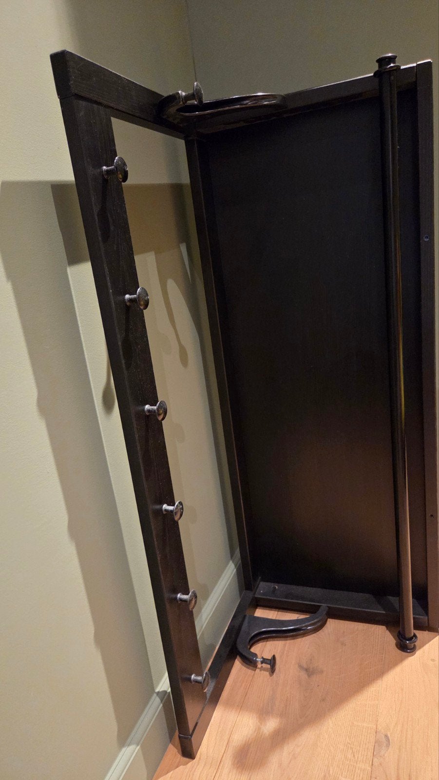 Donkerbruine Ikea wandkapstok, Ophalen, Gebruikt, Wandkapstok, Minder dan 100 cm