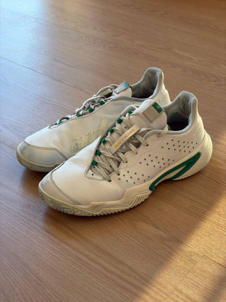Adidas Stanniversary Barricade, EU42, Ophalen of Verzenden, Adidas, Gedragen, Wit