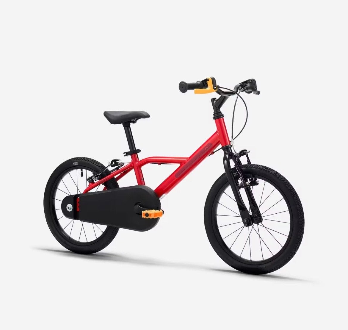 Rode kinderfiets 16 inch - Zo goed als nieuw, Ophalen, Zo goed als nieuw, Terugtraprem, 16 tot 20 inch