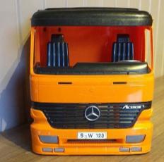 Bruder Mercedes Actros 4143 cabine oranje, Kinderen en Baby's, Ophalen of Verzenden, Zo goed als nieuw