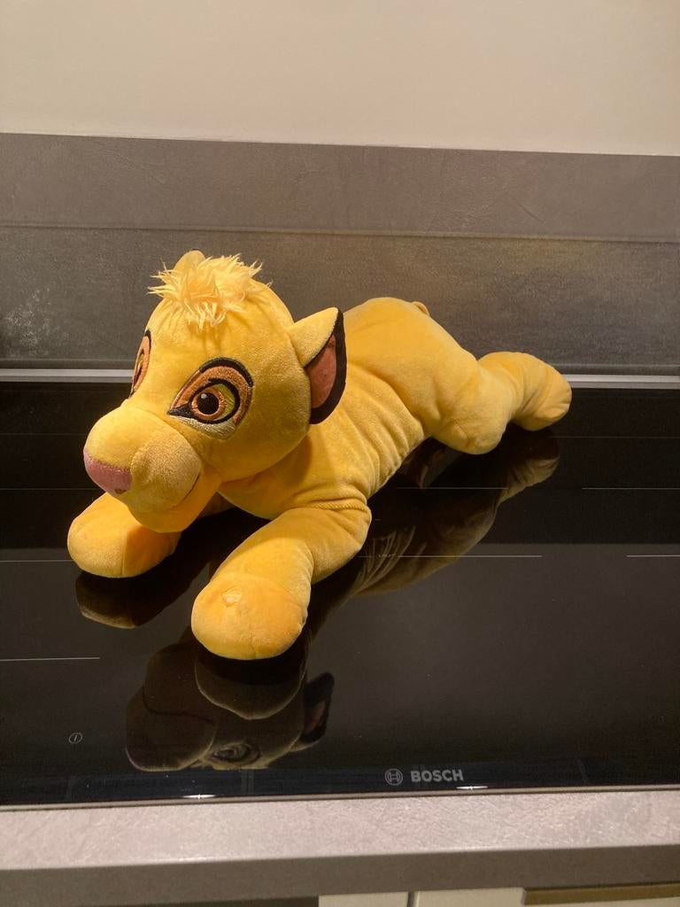 Disney - Lion King - Simba Lying - 52cm met geluid, Ophalen of Verzenden, Zo goed als nieuw, Overige typen