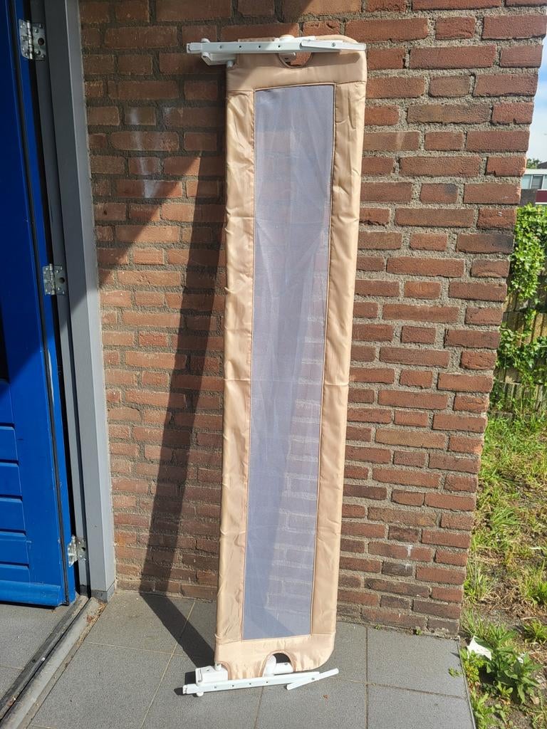 Barrière kinderbed, Ophalen, 90 cm, Eenpersoons, Wit