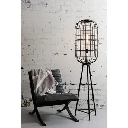 Stijlvolle vloerlamp driepoot TOAH Light & Living, Ophalen, Modern, Industrieel, E27 (groot), Zo goed als nieuw