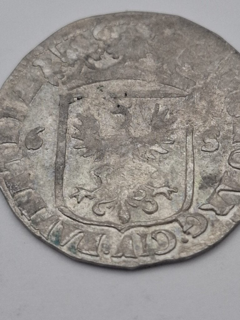 Lot 3x Zilveren Rijderschelling Deventer Nijmegen Zutphen, Vóór koninkrijk, Setje, Zilver, Overige waardes