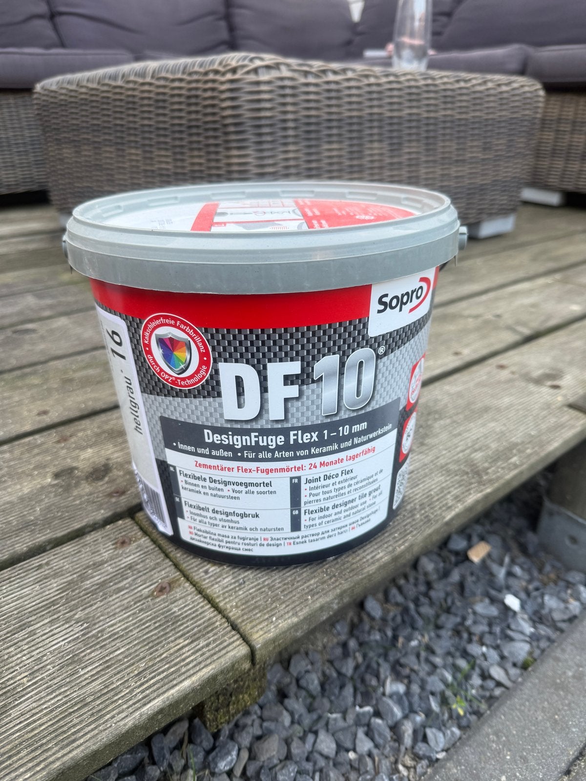 Sopro DF10 DesignFuge Flex 1-10 mm voegmortel hellgrau 16, Doe-het-zelf en Verbouw, Overige typen, Nieuw, 10 m² of meer, Overige materialen