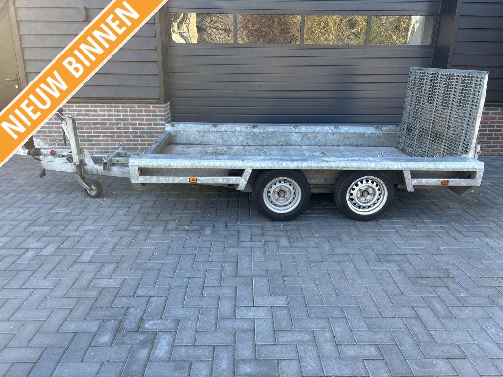 Hulco Machinetransporter oprijwagen aanhanger aanhangwagen, Gebruikt