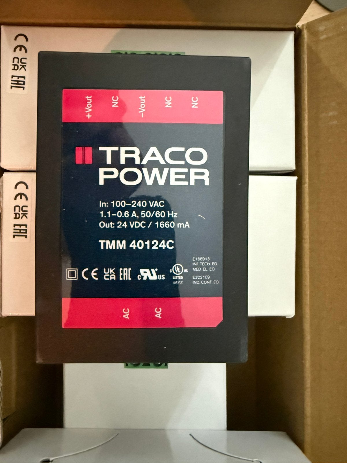 Traco 40124c - DC Voeding 40W 24V 1.67A, Doe-het-zelf en Verbouw, Verzenden, Nieuw, Overige typen