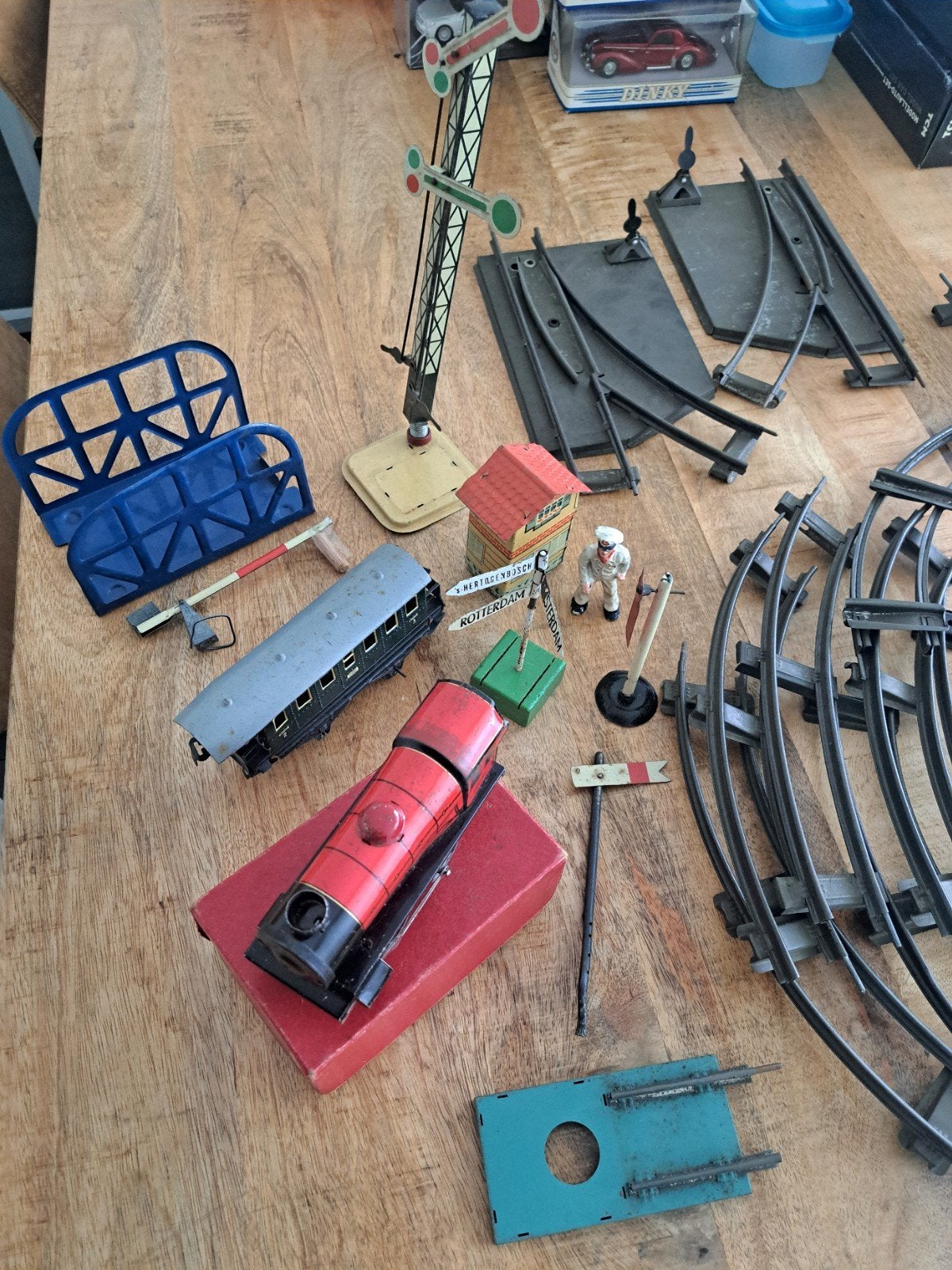 antiek hornby meccano treinset, Ophalen of Verzenden
