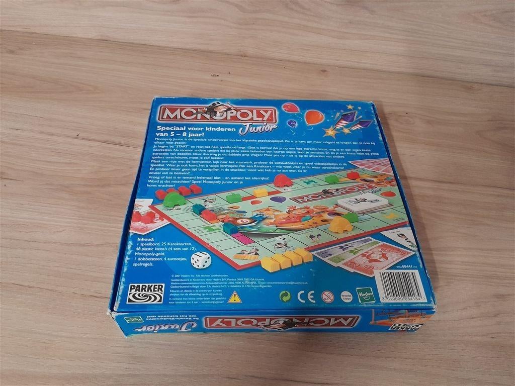 Monopoly junior Kermis - s1530, Hobby en Vrije tijd, Gezelschapsspellen | Bordspellen, Verzenden, Zo goed als nieuw