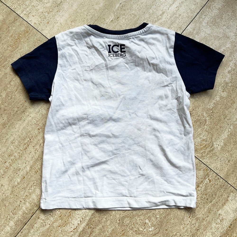 Super Leuk ICEBERG Shirtje - 00 (Maat 24M/cm.92) € 15,-, Kinderen en Baby's, Jongetje of Meisje, Ophalen of Verzenden, Zo goed als nieuw