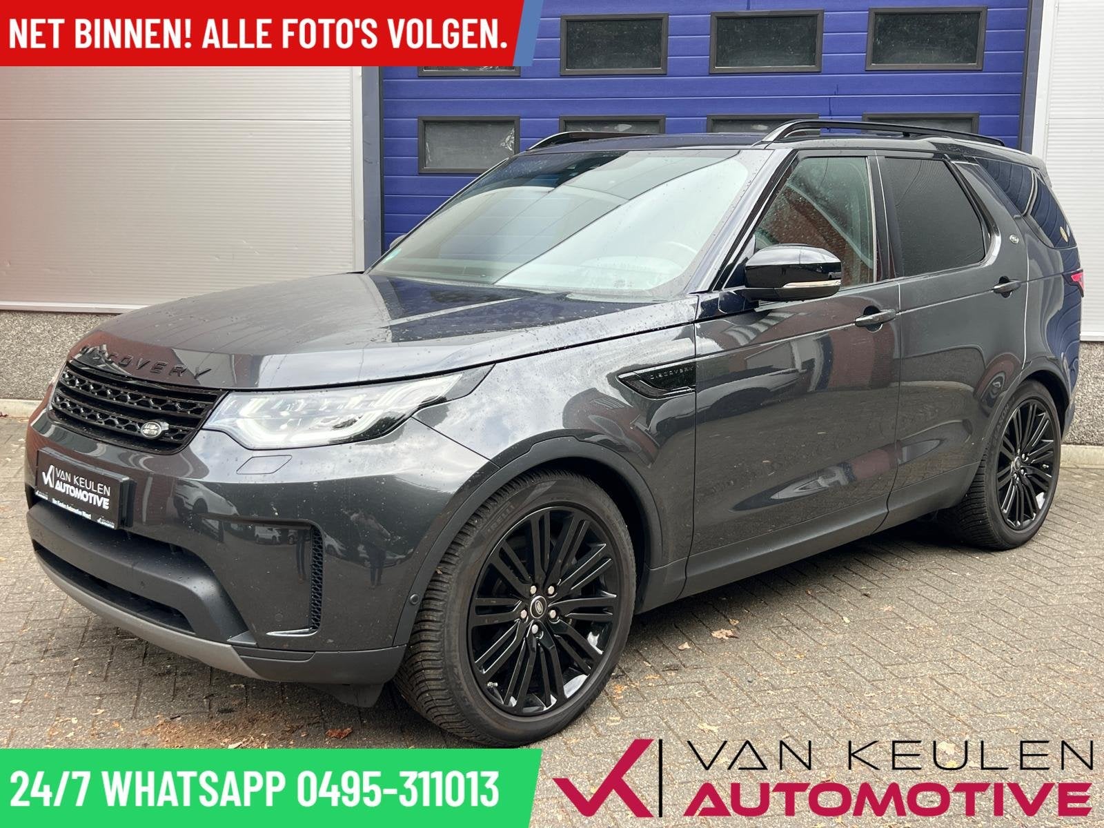 Land Rover Discovery 3.0 l Pano l ACC l Lucht l Trekhaak, Auto's, Automaat, Dealer onderhouden, Zwart, 2993 cc