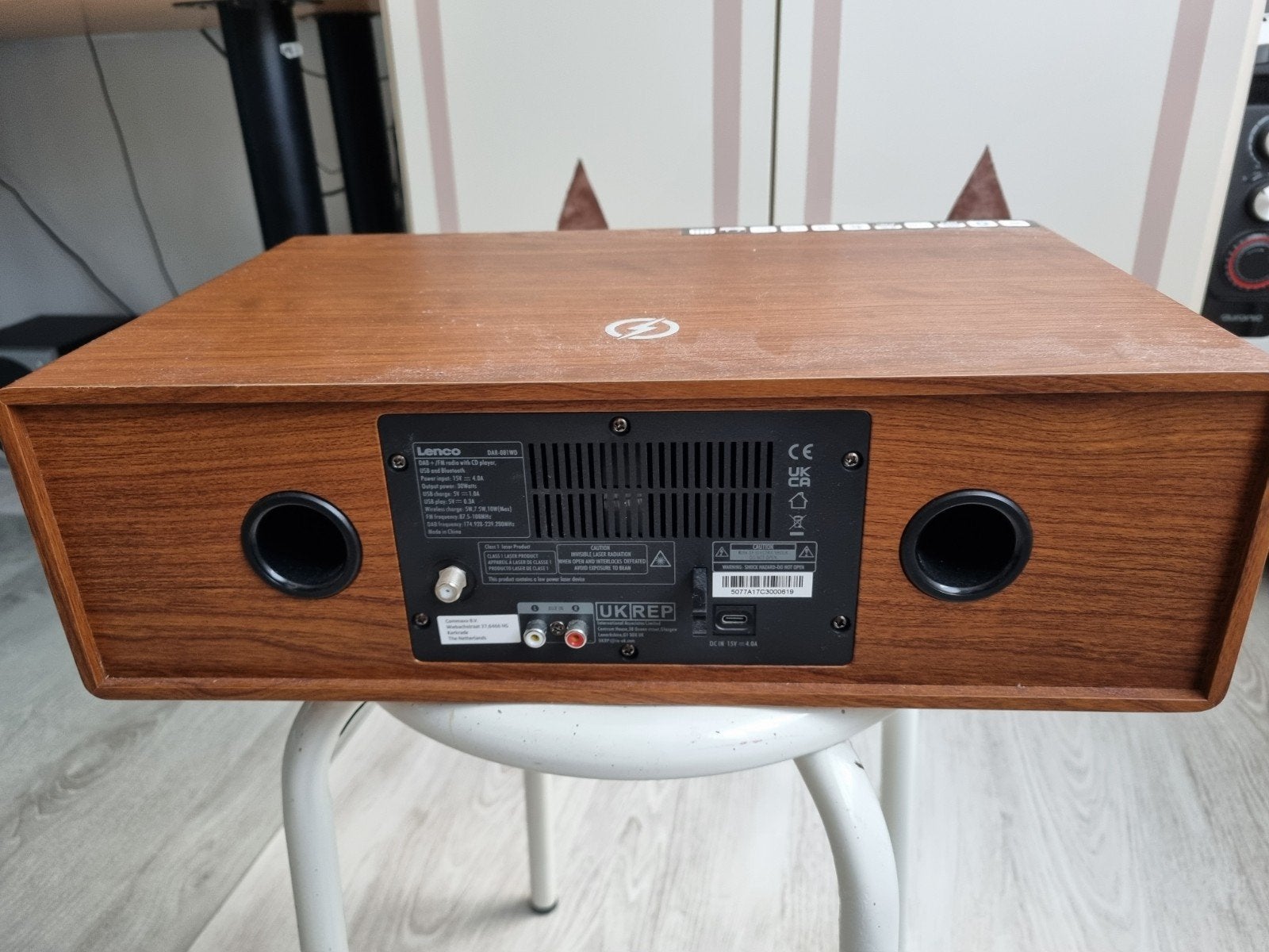Lenco DAR-081WD DAB+/FM Radio met CD-speler en Bluetooth, Ophalen of Verzenden