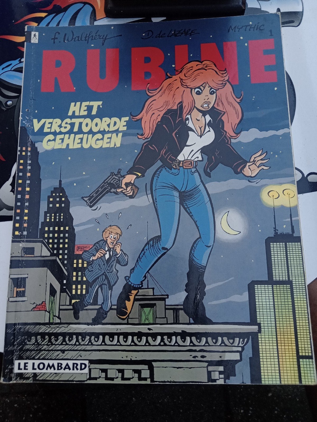 Rubine - Het Verstoorde Geheugen (Le Lombard), Gelezen, Eén stripboek, Ophalen of Verzenden, F. Walthéry, D. de Laeve