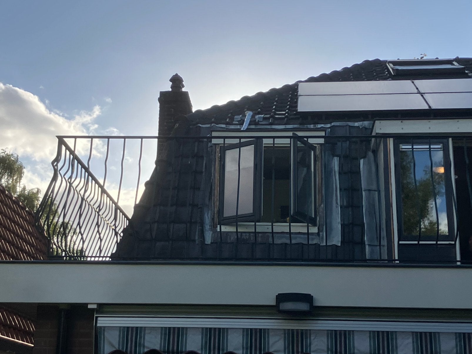 Zwaar hekwerk, poedercoating, groen, Ophalen, Gebruikt, IJzer, Sierhekwerk