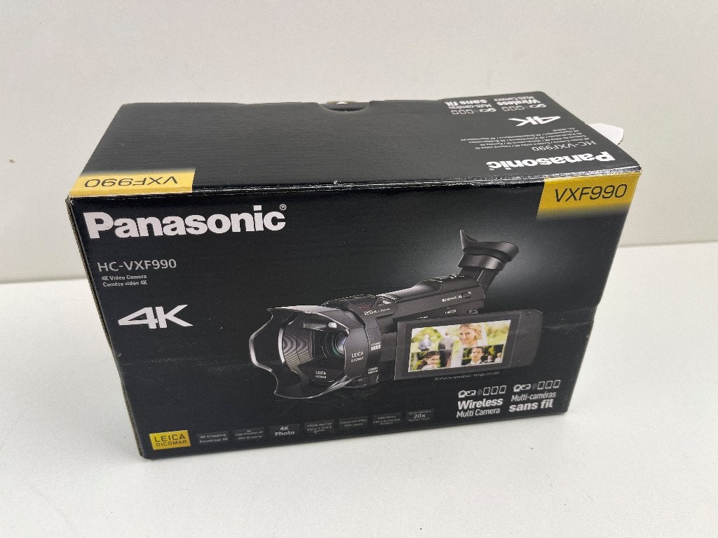 Panasonic HC-VXF990 4K video/Fotocamera–compleet-zo goed als, Audio, Tv en Foto, Full HD, N, Panasonic, N