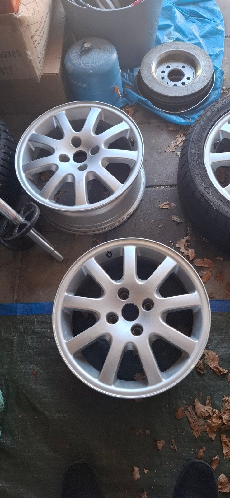 16 inc velgen voor een Peugeot 206 CC, Ophalen, Zo goed als nieuw
