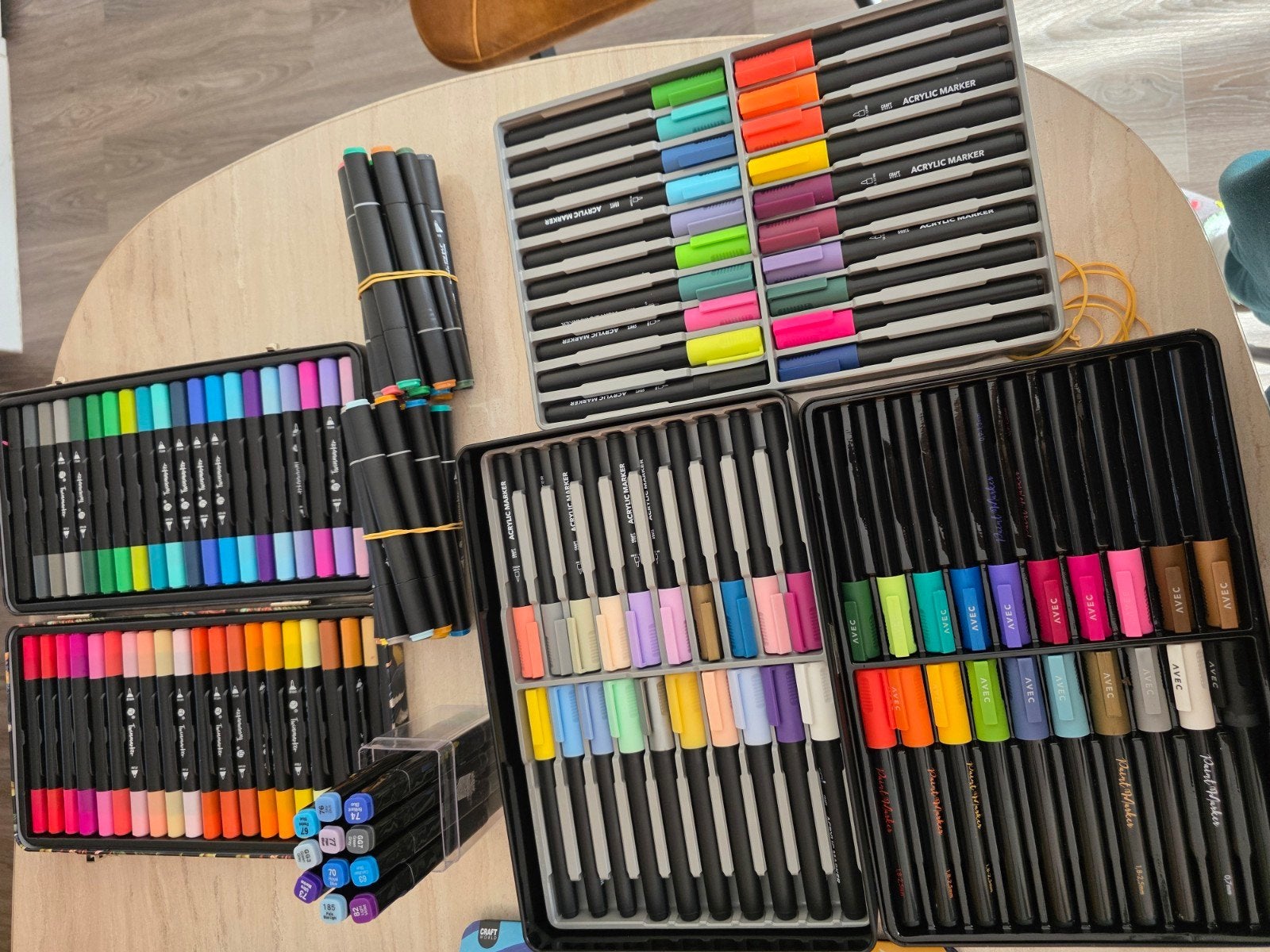 135 DecoTime markers - alcohol & acryl, Ophalen, Potlood of Stift