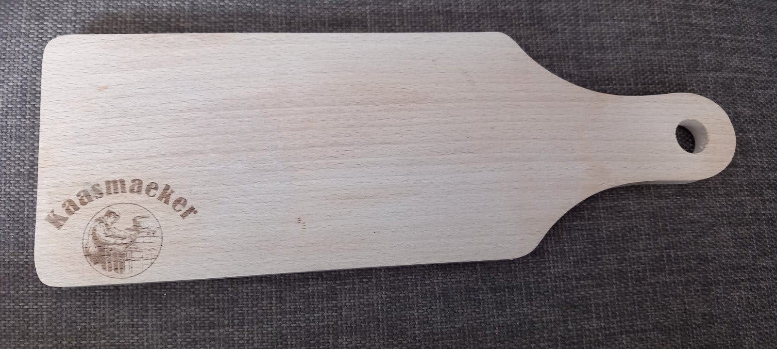 Nieuw houten kaasplankje 10x29x1 cm - Kaasmaeker, Hout, Snij-/serveerplank, Nieuw, Ophalen of Verzenden