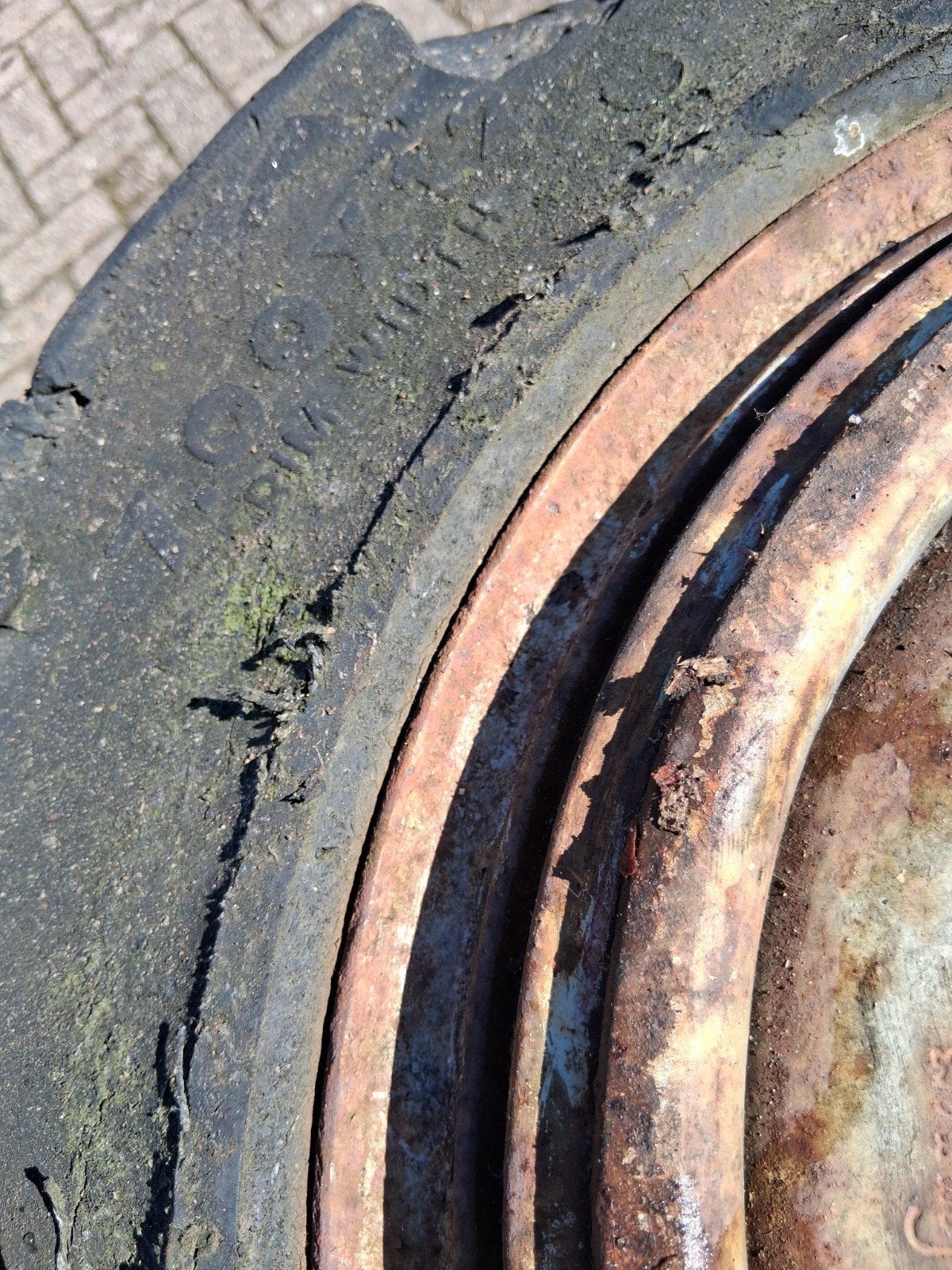 Heftruck wielen 7.00x12, Ophalen