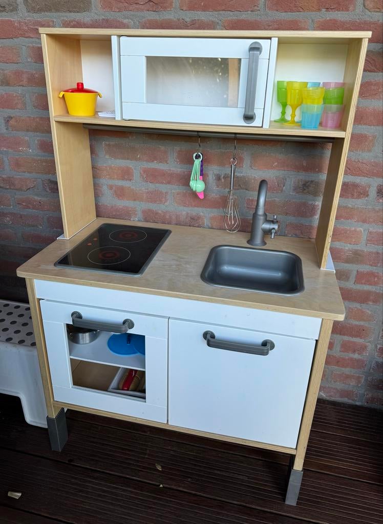 IKEA Speelgoedkeuken DUKTIG met accessoires, Ophalen, Gebruikt, Hout, Speelkeuken