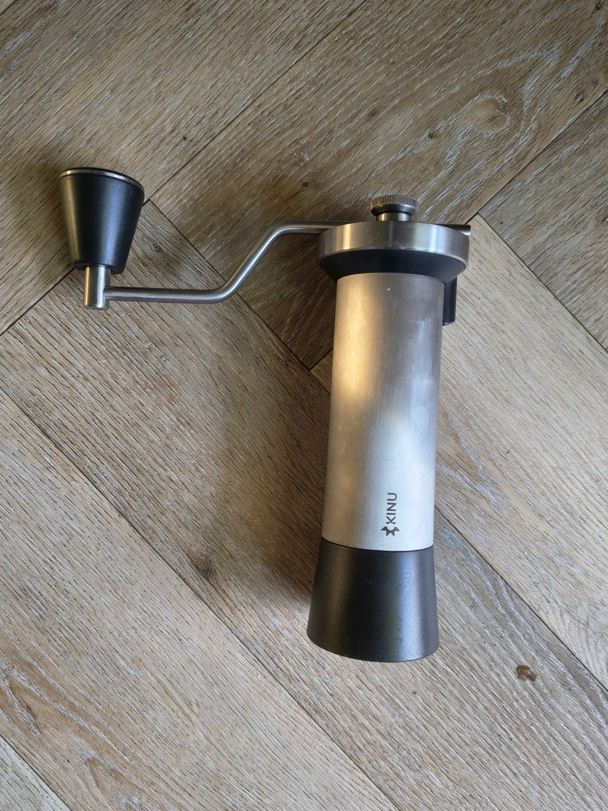 Kinu M47 Koffiemolen Handmaler, Overige modellen, Zo goed als nieuw, 1 kopje, Koffiebonen