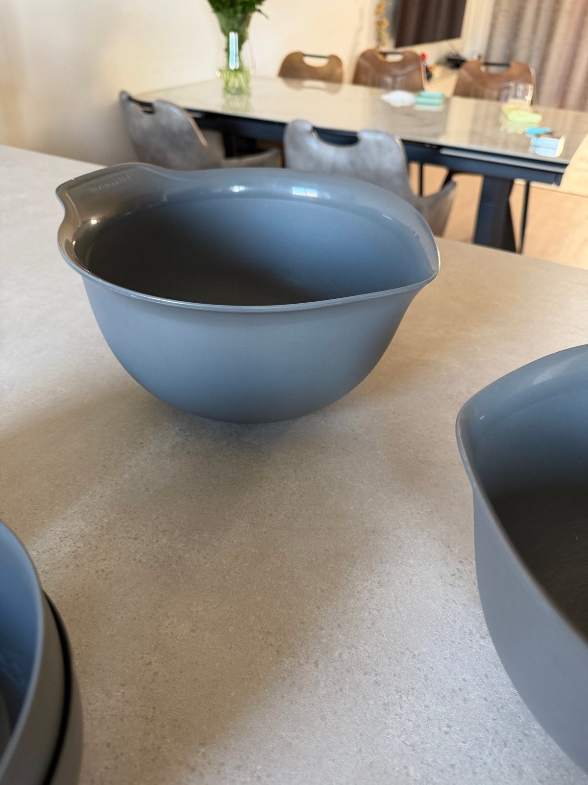 KitchenAid mengkommen set met deksels - Grijs, Kunststof, Ophalen of Verzenden, Grijs, Overige typen