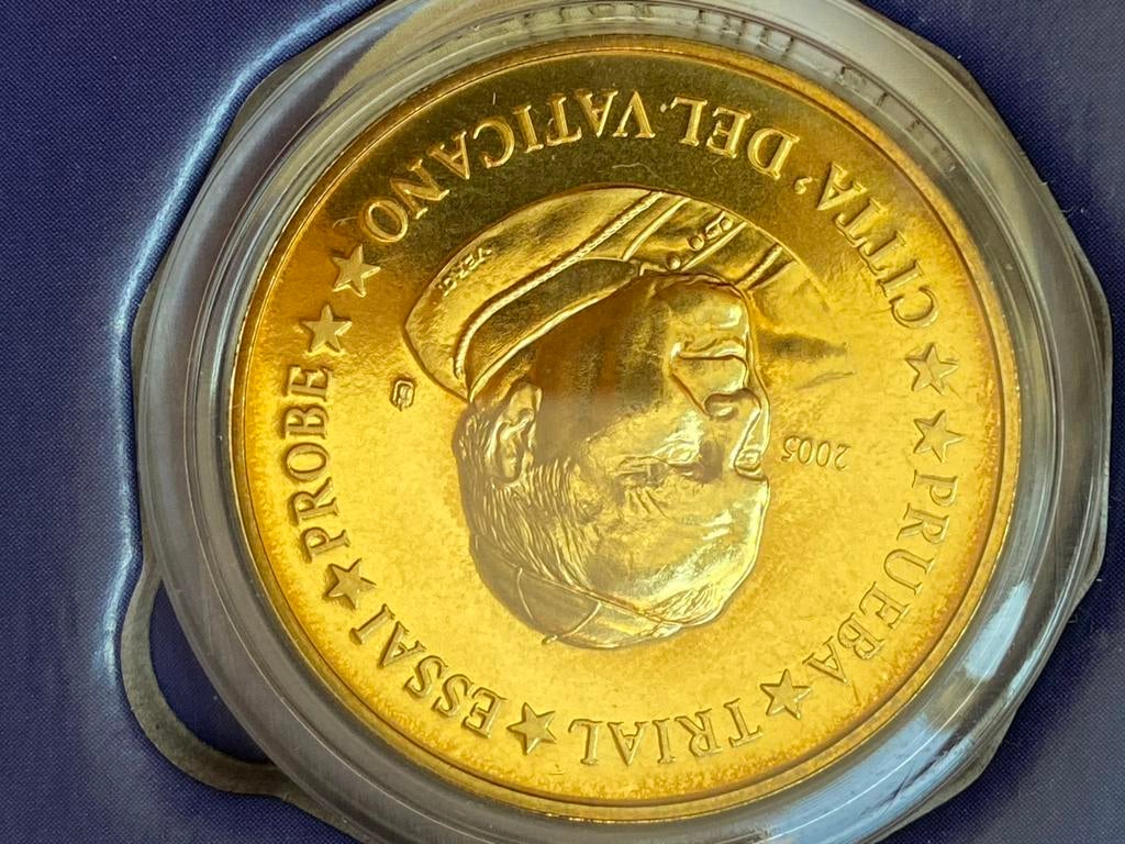 Zeer mooie proef munten vatikanstadt hele set, Ophalen of Verzenden, Vaticaanstad, 2 euro