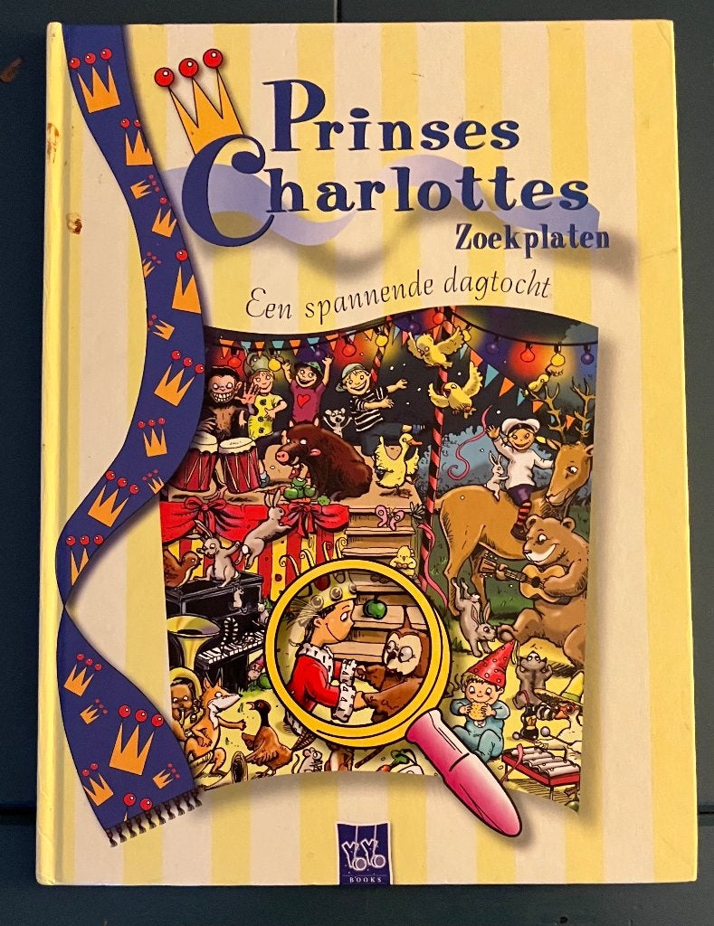 Hardcover Boek; Prinses Charlottes Zoekplaten; Geïllustreerd, Ophalen of Verzenden, Zo goed als nieuw