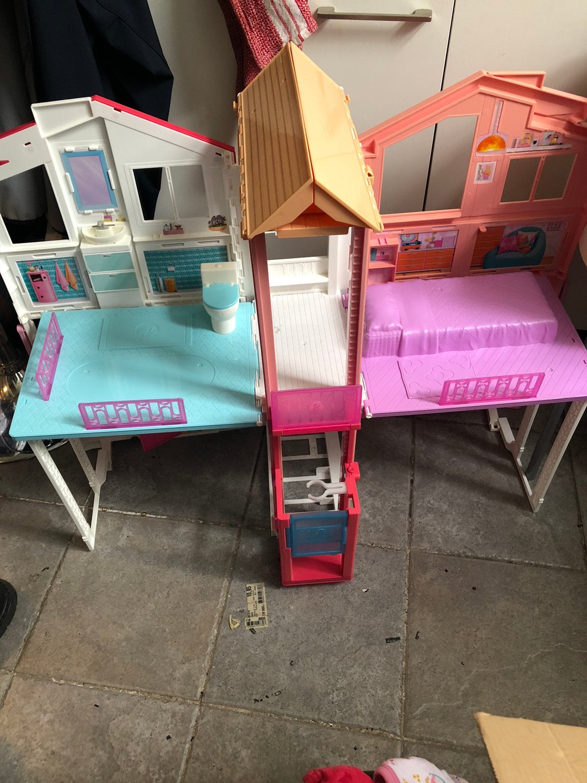 Barbie dreamhouse inklapbaar, Poppenhuis, Gebruikt, Ophalen of Verzenden, Matel@gmail.com