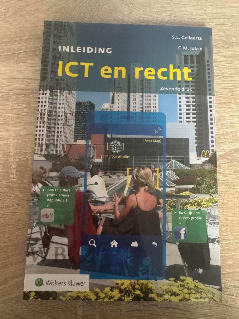 Inleiding ICT en recht, Boeken, Wetenschap, Zo goed als nieuw, Sociale wetenschap, Ophalen of Verzenden