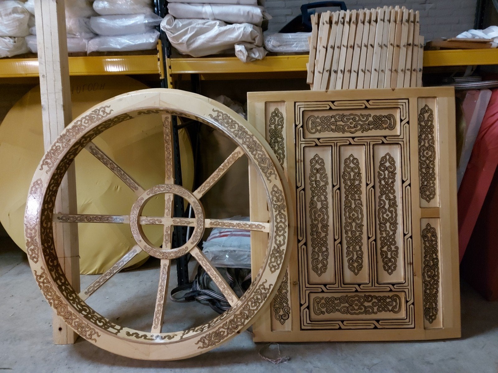 Yurt 6 meter diameter, Ophalen, Nieuw