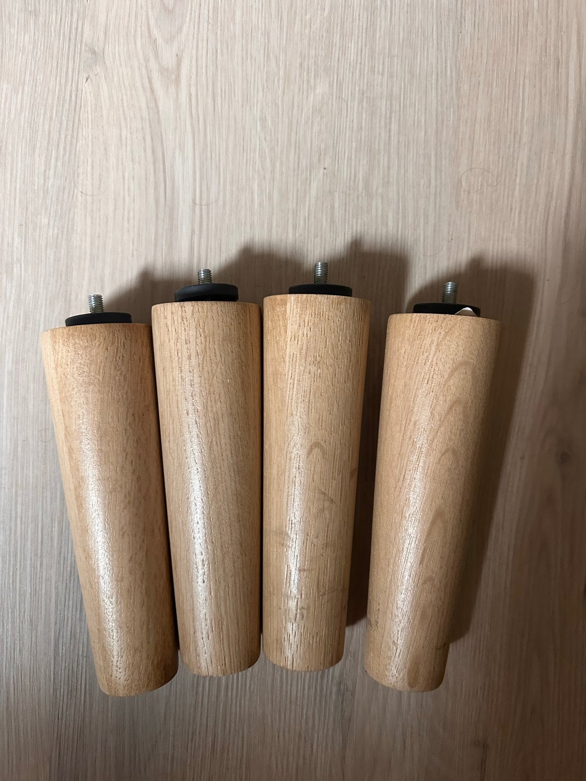4 houten bankpoten voor IKEA bank, Ophalen, Gebruikt