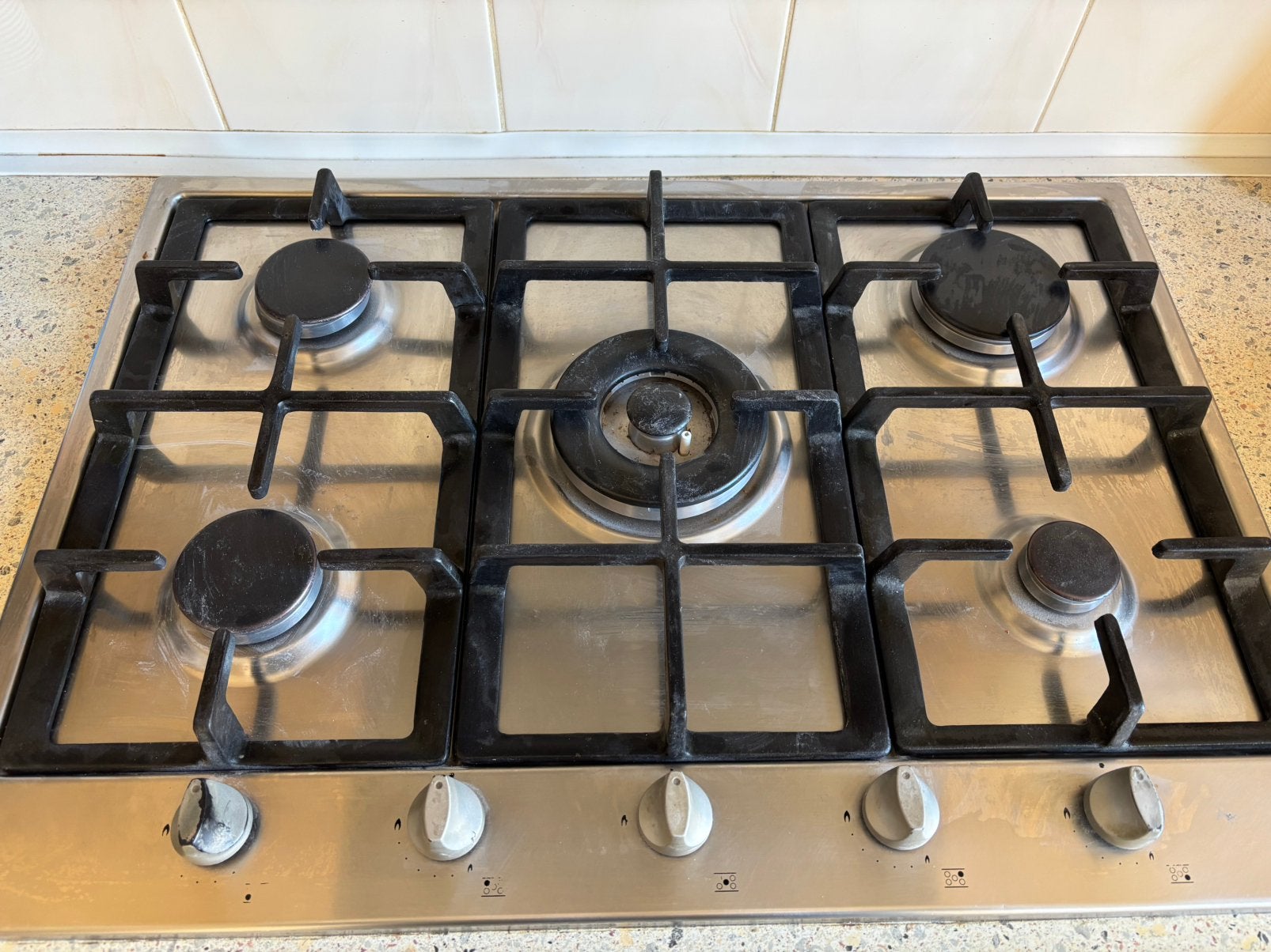 Gas kookplaat, Ophalen, Gebruikt, Inbouw, Gas