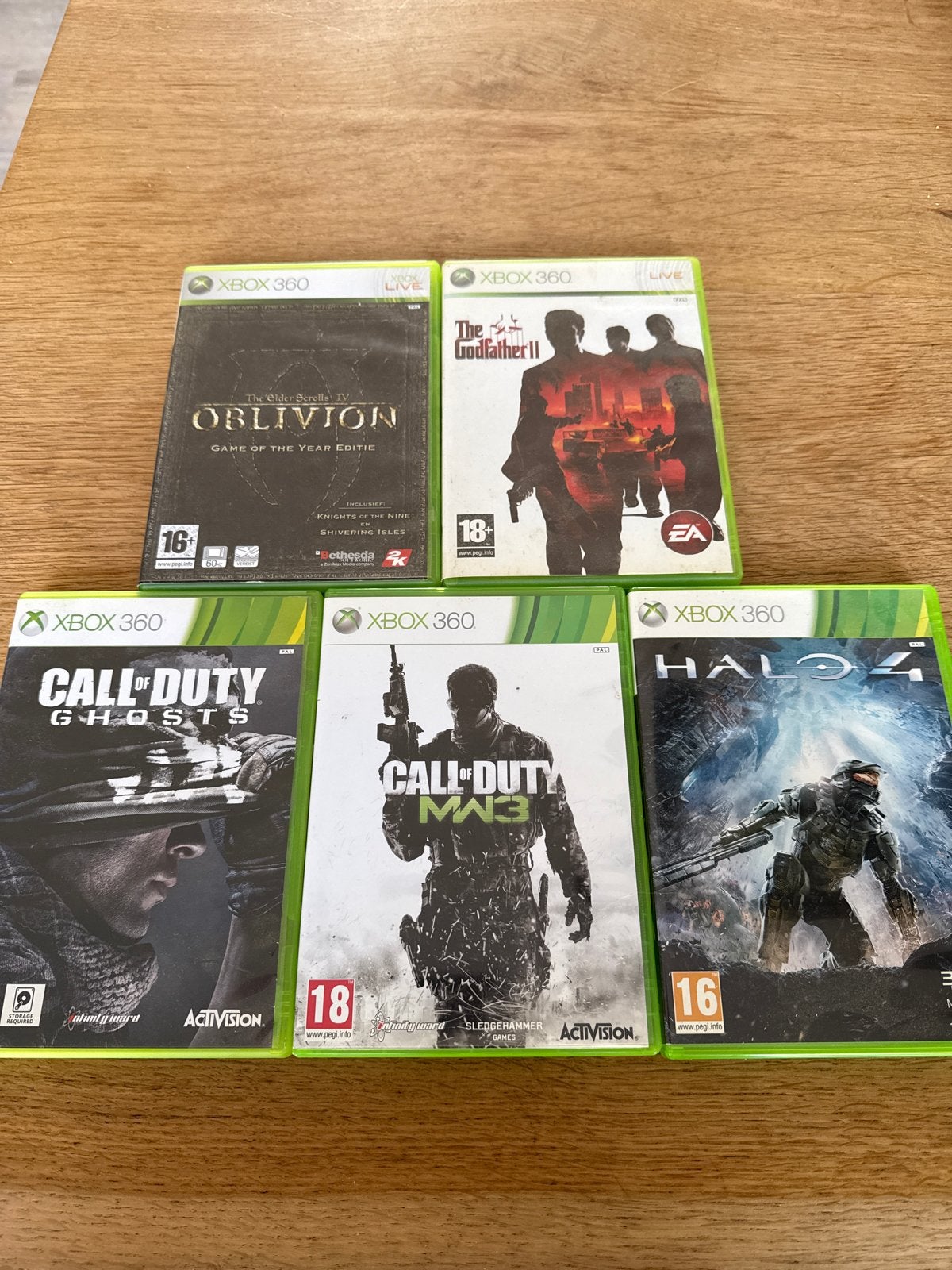 Xbox 360 Games: Call of Duty, Oblivion, Godfather, Halo, Online, Gebruikt, Vanaf 18 jaar, Shooter