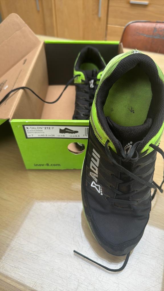 Inov-8 X-Talon 212 P Survival schoenen - Maat 40.5, Overige merken, Hardloopschoenen, Ophalen of Verzenden, Zo goed als nieuw