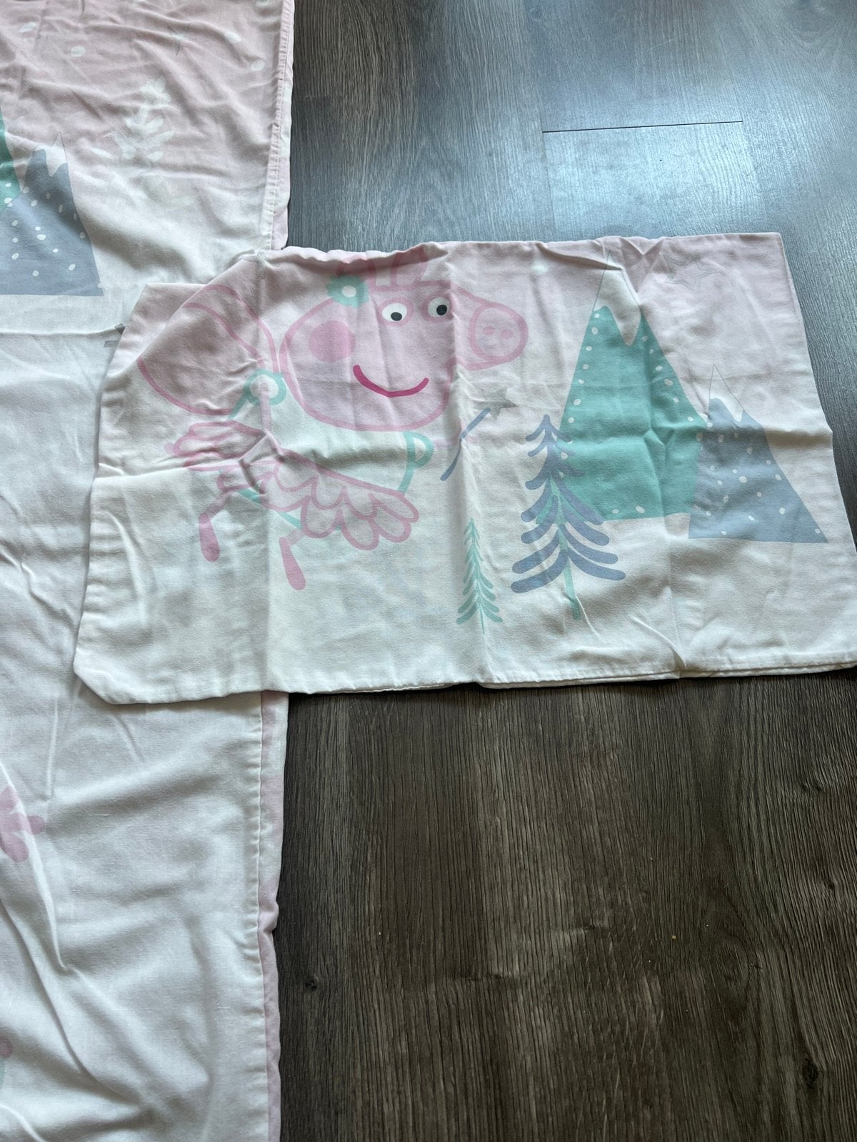 Peuter dekbedovertrek 140x120 - Peppa Pig, Gebruikt, Dekbedovertrek, Katoen, Ophalen of Verzenden