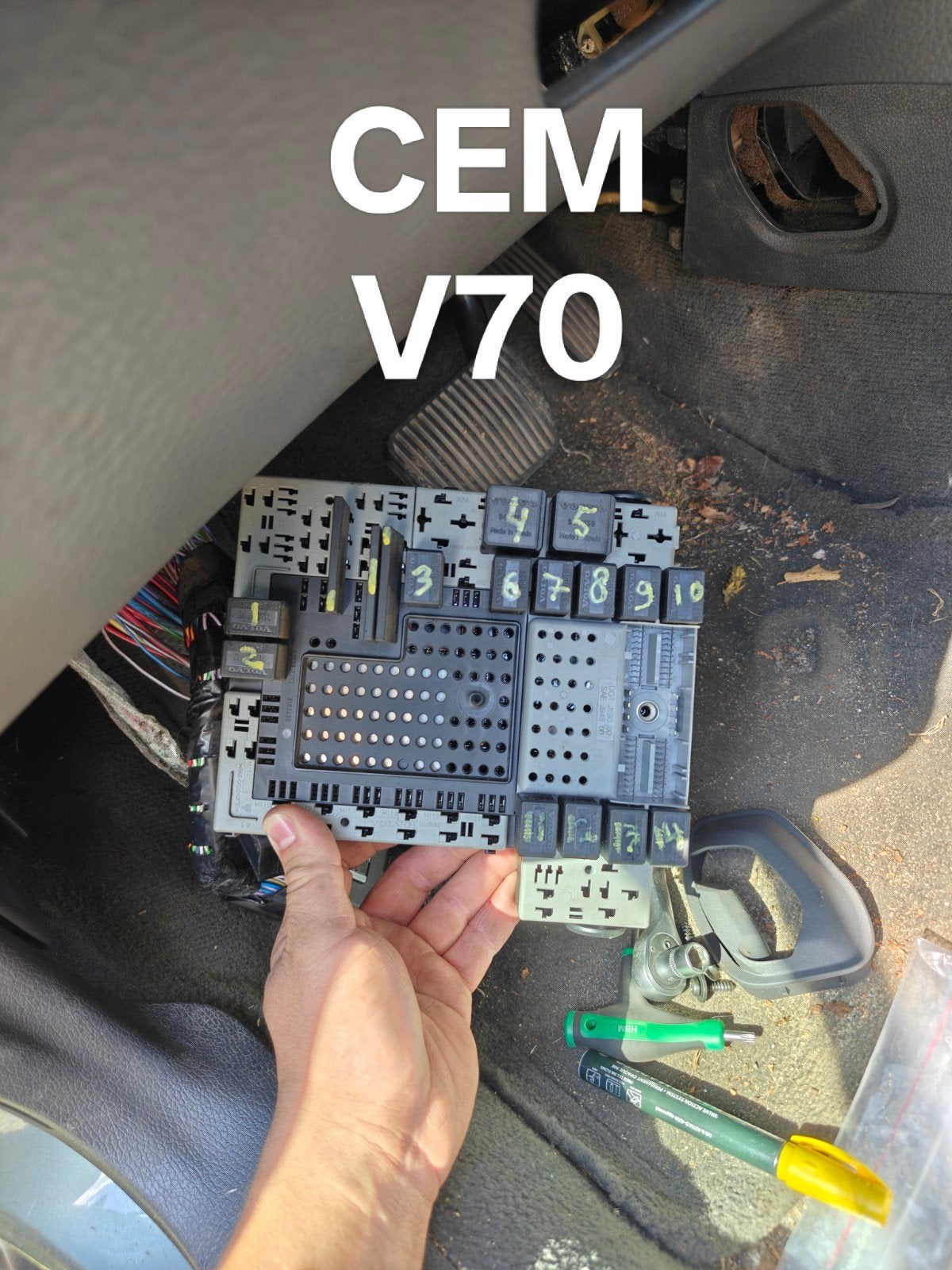CEM V70, Ophalen