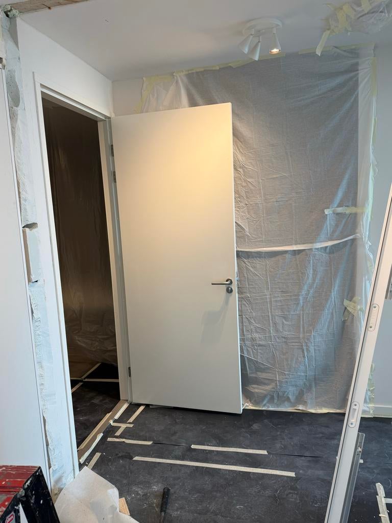 Hoogglans Witte Stompe Binnendeuren - Z.G.A.N., 80 tot 100 cm, 215 cm of meer, Binnendeur, Ophalen of Verzenden