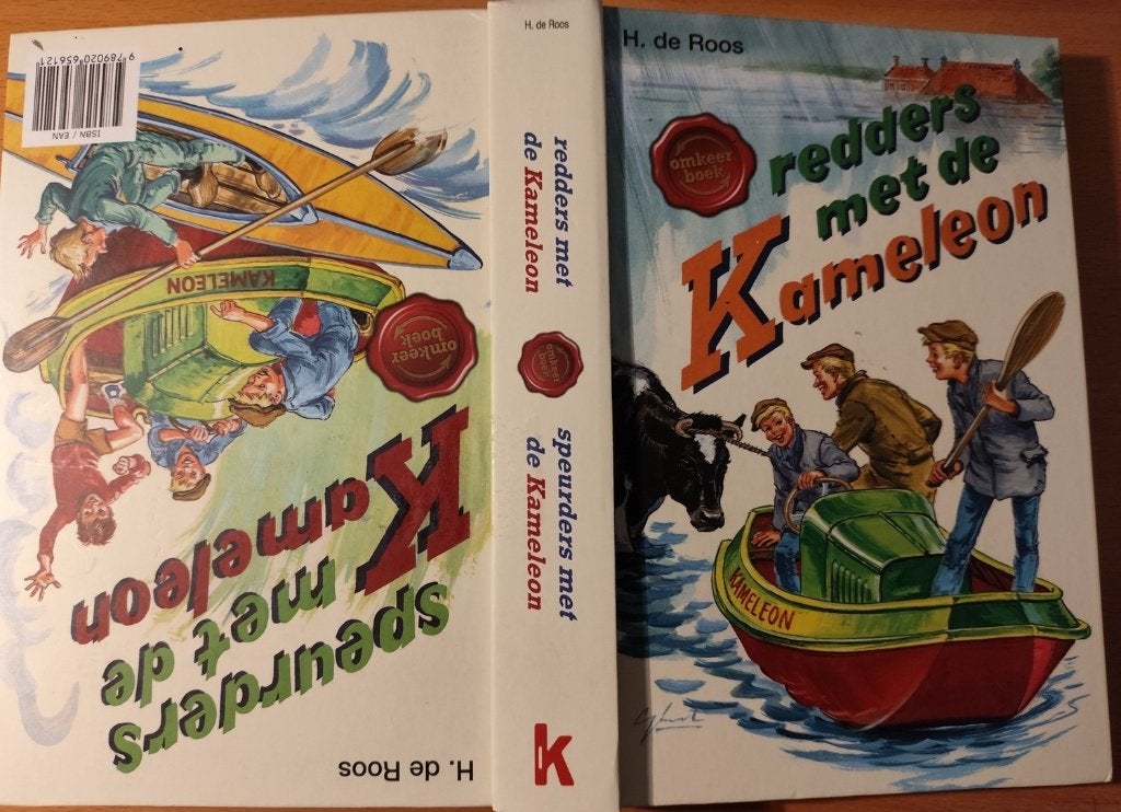 Kameleon Omkeerboek met Redders met  en Speurders met, Hotze de Roos, Ophalen of Verzenden, Zo goed als nieuw, Fictie